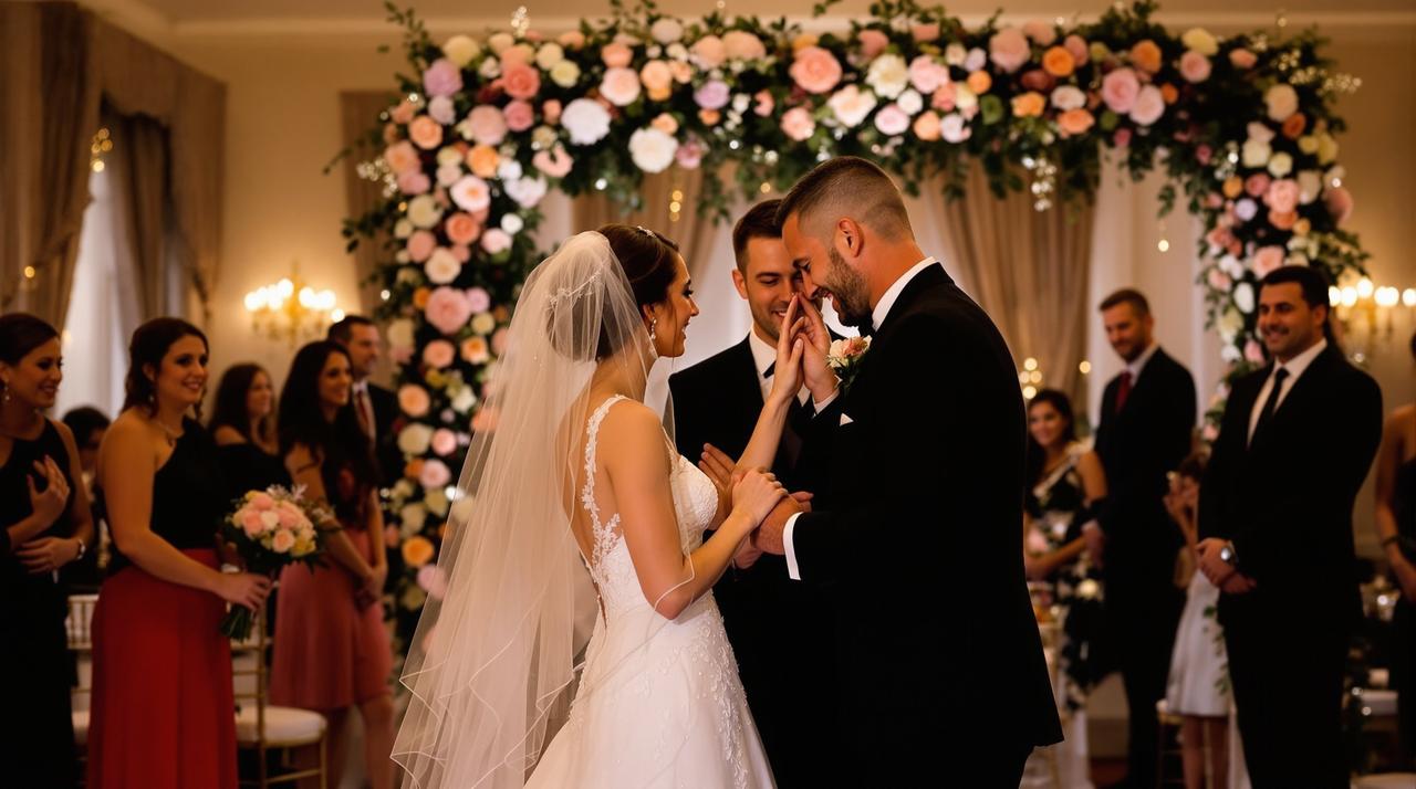 豪华婚礼现场新郎突然消失，新娘当场崩溃哭泣